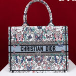 Christian Dior Medium Dior Book Tote M1286 White